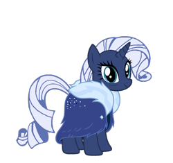 Size: 922x867 | Tagged: safe, artist:foxyfell1337, imported from derpibooru, rarity, original species, pony, the last problem, older, race swap, simple background, solo, transparent background, umbra pony