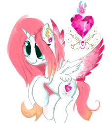 Size: 1079x1200 | Tagged: safe, artist:igorbanette, imported from derpibooru, oc, oc only, alicorn, pony, simple background, solo, white background