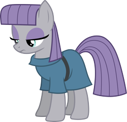 Size: 3126x3000 | Tagged: safe, artist:cloudy glow, imported from derpibooru, maud pie, earth pony, pony, hearthbreakers, .ai available, female, frown, full body, high res, lidded eyes, mare, simple background, solo, standing, tail, transparent background, vector