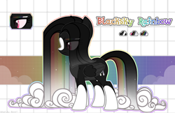 Size: 3700x2400 | Tagged: safe, artist:henori_artist, imported from derpibooru, oc, oc only, earth pony, pony, abstract background, coat markings, earth pony oc, female, mare, multicolored hair, rainbow hair, socks (coat markings), solo