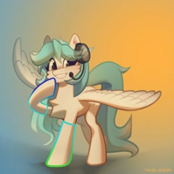 Size: 2000x2000 | Tagged: safe, artist:rrd-artist, imported from derpibooru, oc, oc only, pegasus, pony, solo