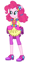 Size: 180x350 | Tagged: safe, artist:amadondawn, imported from derpibooru, pinkie pie, equestria girls, crystal guardian, female, simple background, smiling, solo, transparent background