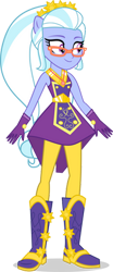 Size: 166x400 | Tagged: safe, artist:amadondawn, imported from derpibooru, sugarcoat, equestria girls, clothes swap, crystal guardian, female, glasses, shadow, simple background, smiling, solo, transparent background