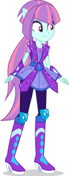 Size: 159x400 | Tagged: safe, artist:amadondawn, imported from derpibooru, sunny flare, equestria girls, clothes swap, crystal guardian, female, shadow, simple background, smiling, solo, transparent background