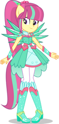 Size: 166x350 | Tagged: safe, artist:amadondawn, imported from derpibooru, sour sweet, equestria girls, clothes swap, crystal guardian, female, picture for breezies, shadow, simple background, smiling, solo, transparent background