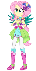 Size: 180x350 | Tagged: safe, artist:amadondawn, imported from derpibooru, fluttershy, equestria girls, crystal guardian, female, simple background, smiling, solo, transparent background