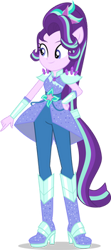 Size: 156x350 | Tagged: safe, artist:amadondawn, imported from derpibooru, starlight glimmer, equestria girls, clothes swap, crystal guardian, female, hand on hip, picture for breezies, pointing, shadow, simple background, smiling, solo, transparent background