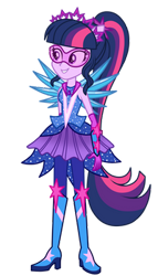 Size: 200x350 | Tagged: safe, artist:amadondawn, imported from derpibooru, twilight sparkle, equestria girls, crystal guardian, female, glasses, grin, simple background, smiling, solo, transparent background