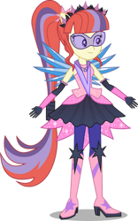 Size: 219x350 | Tagged: safe, artist:amadondawn, imported from derpibooru, moondancer, equestria girls, clothes swap, crystal guardian, female, glasses, shadow, simple background, smiling, solo, transparent background