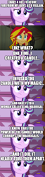 Size: 500x1964 | Tagged: safe, edit, edited screencap, imported from derpibooru, screencap, starlight glimmer, sunset shimmer, pony, unicorn, equestria girls, comic, encanto, female, logo, mare, screencap comic