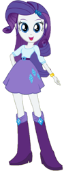 Size: 548x1459 | Tagged: safe, edit, edited screencap, editor:rupahrusyaidi, imported from derpibooru, screencap, rarity, equestria girls, background removed, belt, boots, clothes, high heel boots, shirt, shoes, simple background, skirt, solo, transparent background