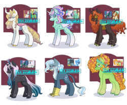 Size: 2650x2200 | Tagged: safe, artist:ririchiyoakva, imported from derpibooru, autumn blaze, fleur-de-lis, gabby, pear butter, prince blueblood, princess celestia, queen chrysalis, thorax, tree hugger, trixie, zephyr breeze, oc, alicorn, changedling, changeling, griffon, kirin, pony, unicorn, alicorn oc, curved horn, female, horn, king thorax, magical gay spawn, magical lesbian spawn, male, mare, offspring, parent:autumn blaze, parent:fleur-de-lis, parent:gabby, parent:pear butter, parent:prince blueblood, parent:princess celestia, parent:queen chrysalis, parent:thorax, parent:tree hugger, parent:trixie, parent:zephyr breeze, raised hoof, screencap reference, simple background, stallion, transparent background, wings