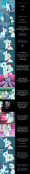 Size: 2000x11287 | Tagged: safe, artist:boneswolbach, artist:mlp-silver-quill, imported from derpibooru, coco pommel, eclair créme, jangles, lyrica lilac, pinkie pie, soarin', suri polomare, earth pony, pegasus, pony, comic:pinkie pie says goodnight, honest apple, box, carousel boutique, clothes, comic, costume, cravat, crying, disco ball, disco ball (character), dress, hoof shoes, locker room, runway, unnamed character, unnamed pony