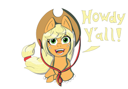 Size: 3324x2331 | Tagged: safe, artist:zhaozoharex, imported from derpibooru, applejack, earth pony, bust, digital art, female, howdy, simple background, transparent background