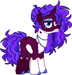 Size: 1764x1831 | Tagged: safe, artist:kurosawakuro, imported from derpibooru, oc, pony, unicorn, magical lesbian spawn, male, offspring, parent:rarity, parent:tempest shadow, simple background, solo, stallion, transparent background