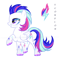 Size: 1873x1873 | Tagged: safe, artist:sscorpionsss, imported from derpibooru, oc, oc only, pegasus, pony, base used, eyelashes, female, grin, hoof polish, makeup, mare, pegasus oc, raised hoof, simple background, smiling, solo, white background, wings