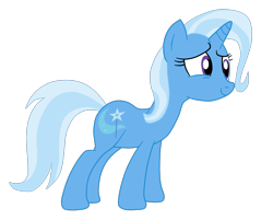 Size: 1900x1529 | Tagged: safe, artist:gmaplay, imported from derpibooru, trixie, pony, unicorn, cute, diatrixes, female, full body, hooves, horn, mare, simple background, smiling, solo, standing, tail, transparent background