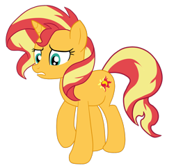 Size: 1900x1836 | Tagged: safe, artist:gmaplay, imported from derpibooru, sunset shimmer, pony, unicorn, equestria girls, equestria girls series, spring breakdown, spoiler:eqg series (season 2), cute, female, full body, gritted teeth, hooves, horn, mare, shimmerbetes, simple background, solo, standing, tail, transparent background