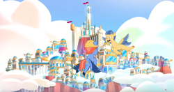 Size: 1170x618 | Tagged: safe, imported from derpibooru, screencap, pegasus, pony, spoiler:g5, spoiler:my little pony: tell your tale, spoiler:tyts01e03, g5, lemon gear, male, my little pony: tell your tale, philly, sisters take flight, stallion