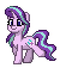 Size: 200x228 | Tagged: safe, artist:twilyisbestpone, derpibooru exclusive, imported from derpibooru, starlight glimmer, pony, unicorn, pony town, animated, cute, female, gif, glimmerbetes, mare, pixel art, simple background, smiling, solo, sprite, transparent background, trotting, trotting in place, walk cycle, walking
