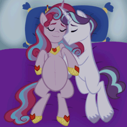 Size: 2048x2048 | Tagged: safe, artist:chelseawest, imported from derpibooru, oc, oc only, oc:frosted diamond, oc:mi amore ruby heart, alicorn, pony, unicorn, alicorn oc, animated, cuddling, cute, eyes closed, female, fetus, gif, glowing, glowing horn, happy, high res, hoof on belly, horn, husband and wife, linea nigra, lying down, magic, magic aura, male, multiple pregnancy, oc x oc, ocbetes, offspring, offspring shipping, offspring's offspring, parent:oc:frosted diamond, parent:oc:glimmering shield, parent:oc:mi amore rose heart, parent:oc:mi amore ruby heart, parents:oc x oc, petalverse, pregnant, quadruplets, quads, shipping, siblings, sleeping, straight, unicorn oc, uterus, wings, x-ray