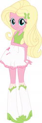 Size: 526x1519 | Tagged: safe, artist:darkoverlords, edit, editor:hannah731, imported from derpibooru, vector edit, buttershy, equestria girls, boots, clothes, high heel boots, palette swap, pigeon toed, recolor, shirt, shoes, simple background, skirt, socks, solo, vector, white background