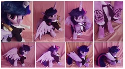 Size: 1080x601 | Tagged: safe, artist:nerofledermaus, imported from derpibooru, twilight sparkle, alicorn, pony, clothes, constantine, cosplay, costume, irl, photo, plushie, twilight sparkle (alicorn), twilight sparkle plushie