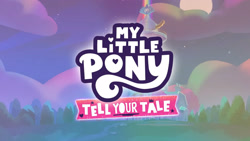 Size: 3410x1920 | Tagged: safe, imported from derpibooru, screencap, spoiler:g5, spoiler:my little pony: tell your tale, spoiler:tyts01e04, g5, high res, my little pony logo, my little pony: tell your tale, night, nightmare roommate, no pony