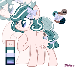 Size: 2581x2324 | Tagged: safe, artist:dillice, imported from derpibooru, oc, oc only, earth pony, pony, base used, bow, eyelashes, female, hair bow, mare, simple background, smiling, solo, white background, zoom layer