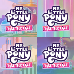 Size: 1920x1920 | Tagged: safe, edit, edited screencap, editor:itsmgh1203, imported from derpibooru, screencap, spoiler:g5, spoiler:my little pony: tell your tale, spoiler:tyts01e01, spoiler:tyts01e02, spoiler:tyts01e03, spoiler:tyts01e04, a home to share, collage, g5, my little pony logo, my little pony: tell your tale, nightmare roommate, no pony, sisters take flight, zephyr heights, zipp's flight school