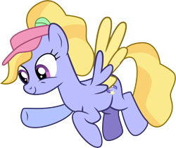 Size: 6962x5850 | Tagged: safe, artist:shootingstarsentry, imported from derpibooru, pegasus, pony, spoiler:g5, spoiler:my little pony: tell your tale, spoiler:tyts01e02, absurd resolution, adorafifi, colored wings, cute, female, fifi (g5), flying, full body, g4, g5, g5 to g4, generation leap, hat, hooves, mare, my little pony: tell your tale, raised hoof, show accurate, simple background, smiling, solo, spread wings, tail, transparent background, vector, wings, zipp's flight school