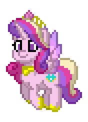 Size: 176x244 | Tagged: safe, imported from derpibooru, princess cadance, alicorn, pony, pony town, animated, blinking, flying, g4, pixel art, simple background, solo, transparent background