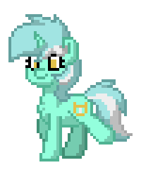 Size: 200x240 | Tagged: safe, imported from derpibooru, lyra heartstrings, pony, pony town, animated, g4, pixel art, simple background, solo, transparent background, walking