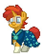 Size: 180x236 | Tagged: safe, imported from derpibooru, sunburst, pony, pony town, animated, g4, pixel art, simple background, solo, transparent background, walking
