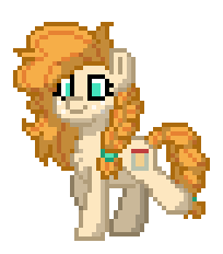 Size: 204x232 | Tagged: safe, imported from derpibooru, pear butter, pony, pony town, animated, apple family member, g4, pixel art, simple background, solo, transparent background, walking