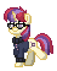 Size: 188x232 | Tagged: safe, imported from derpibooru, moondancer, pony, pony town, animated, g4, pixel art, simple background, solo, transparent background, walking
