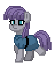 Size: 192x228 | Tagged: safe, imported from derpibooru, maud pie, pony, pony town, animated, g4, pixel art, simple background, solo, transparent background, walking
