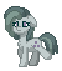 Size: 200x228 | Tagged: safe, imported from derpibooru, marble pie, pony, pony town, animated, g4, pixel art, simple background, solo, transparent background, walking