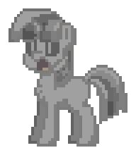 Size: 192x220 | Tagged: safe, imported from derpibooru, twilight sparkle, pony, pony town, stare master, derp, g4, petrification, pixel art, simple background, solo, transparent background