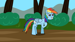 Size: 1920x1080 | Tagged: safe, artist:platinumdrop, imported from derpibooru, rainbow dash, pegasus, pony, female, mare, solo