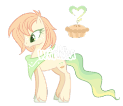 Size: 450x389 | Tagged: safe, artist:wiinklu, imported from derpibooru, oc, oc only, earth pony, pony, bandana, base used, earth pony oc, female, freckles, green eyes, mare, offspring, parent:big macintosh, parent:princess celestia, parents:celestimac, simple background, transparent background, unshorn fetlocks, watermark