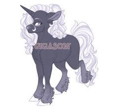 Size: 3200x2800 | Tagged: safe, artist:gigason, imported from derpibooru, oc, oc:sterling silver, pony, unicorn, female, mare, obtrusive watermark, offspring, parent:fleur-de-lis, parent:thunderlane, simple background, solo, transparent background, watermark