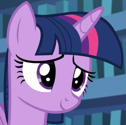 Size: 813x808 | Tagged: safe, imported from derpibooru, screencap, twilight sparkle, alicorn, pony, every little thing she does, season 6, adorkable, cropped, cute, dork, female, mare, smiling, solo, twiabetes, twilight sparkle (alicorn), twilight's castle