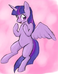 Size: 2378x2999 | Tagged: safe, artist:seidouryu, imported from derpibooru, twilight sparkle, alicorn, pony, female, horn, mare, solo, twilight sparkle (alicorn), wings