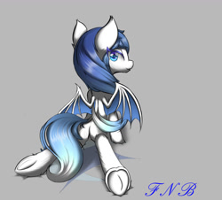 Size: 1061x959 | Tagged: artist needed, safe, imported from derpibooru, oc, oc:nightfrost, bat pony, pony, looking back, solo