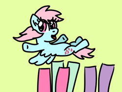 Size: 1024x768 | Tagged: safe, artist:danielthebrony57, imported from derpibooru, honeysuckle, morning glory, wind whistler, flutter pony, pegasus, pony, adorablesuckle, bad hair day (the new woody woodpecker show), cheering, crossover, cute, excited, female, forget-me-not, forgetmedorable, g1, g1 to g4, g4, generation leap, hair salon, happy, hooray, mare, morningdorable, open mouth, open smile, salon, smiling, the new woody woodpecker show, whistlerbetes, woody woodpecker