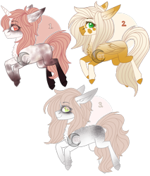 Size: 1267x1489 | Tagged: safe, artist:moonert, imported from derpibooru, oc, oc only, earth pony, pegasus, pony, unicorn, base used, earth pony oc, eyelashes, horn, pegasus oc, simple background, transparent background, unicorn oc, wings