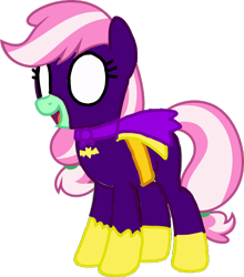 Size: 720x817 | Tagged: safe, artist:pagiepoppie12345, imported from derpibooru, minty, bat, earth pony, pony, batman, batmare, belt, boots, cape, clothes, dc comics, female, g3, g3 to g4, g4, generation leap, mare, shoes, simple background, smiling, solo, superhero, superhero costume, transparent background