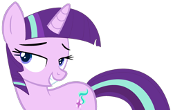 Size: 2323x1478 | Tagged: safe, artist:frostybases, artist:twilyisbestpone, derpibooru exclusive, imported from derpibooru, starlight glimmer, pony, unicorn, harvesting memories, spoiler:harvesting memories, spoiler:mlp friendship is forever, alternate hairstyle, base used, bedroom eyes, cute, female, glimmerbetes, grin, mane swap, mare, not twilight sparkle, seductive, seductive look, simple background, smiling, solo, starlight sparkle, transparent background