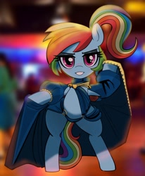Size: 1950x2369 | Tagged: safe, alternate version, artist:_ton618_, imported from derpibooru, rainbow dash, pegasus, pony, alternate hairstyle, belly, bipedal, clothes, exposed belly, female, gameloft interpretation, lidded eyes, mare, ponytail, sexy, solo, stupid sexy rainbow dash